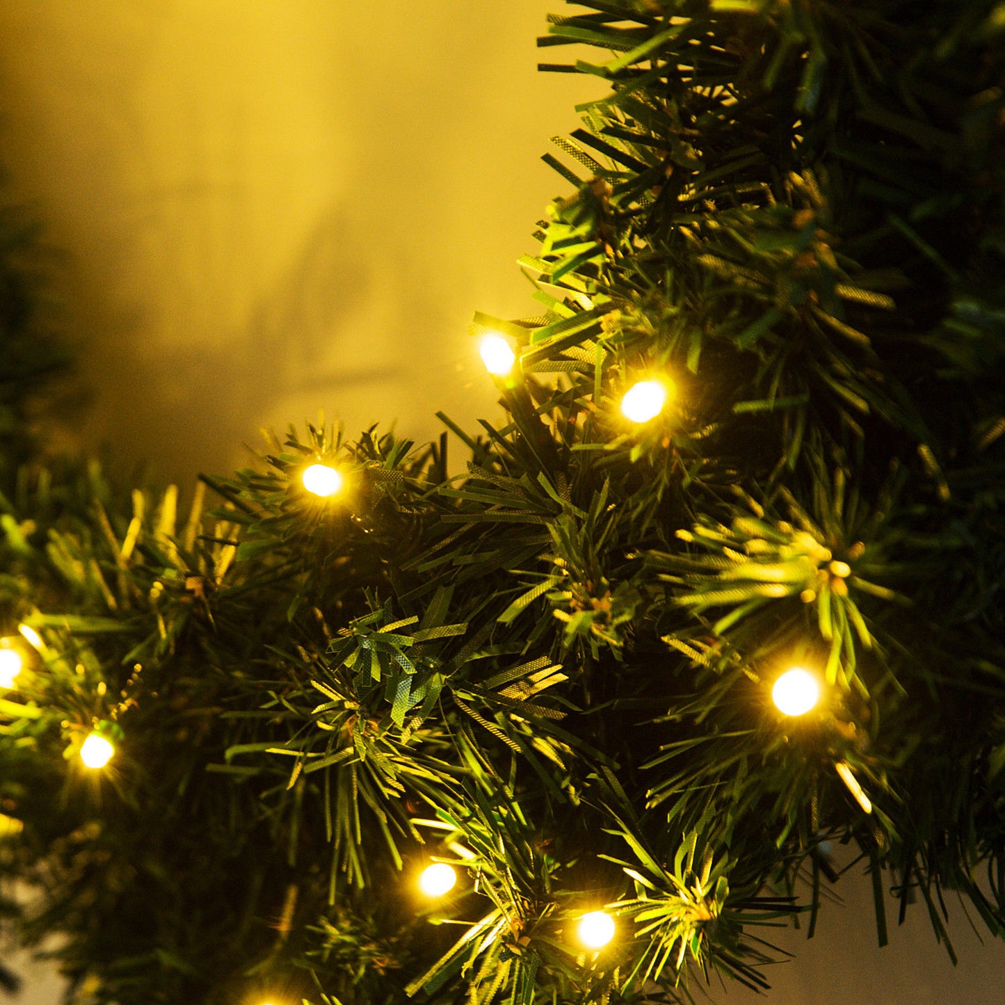 Christmas Wreath Decoration, 50 LED Lights