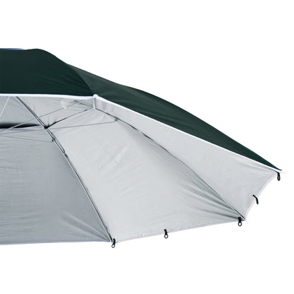 Outsunny All-Weather Beach Umbrella Shelteneer-Green